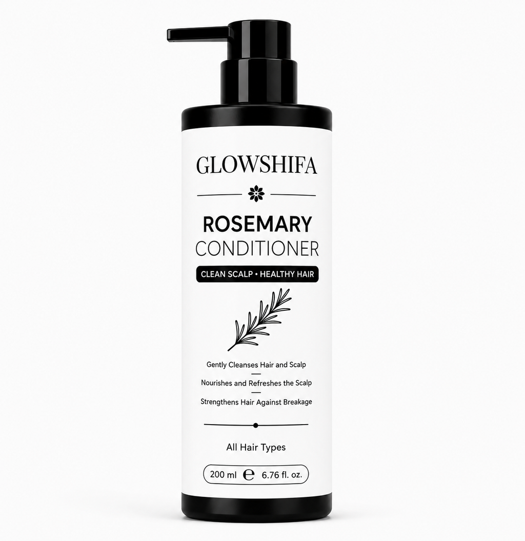 Glowshiifa Conditioner, Anti Hair Fall, Frizz-Free, Boosts Hair Growth, All Hair Types, 200 ml (Rosemarry Conditioner)