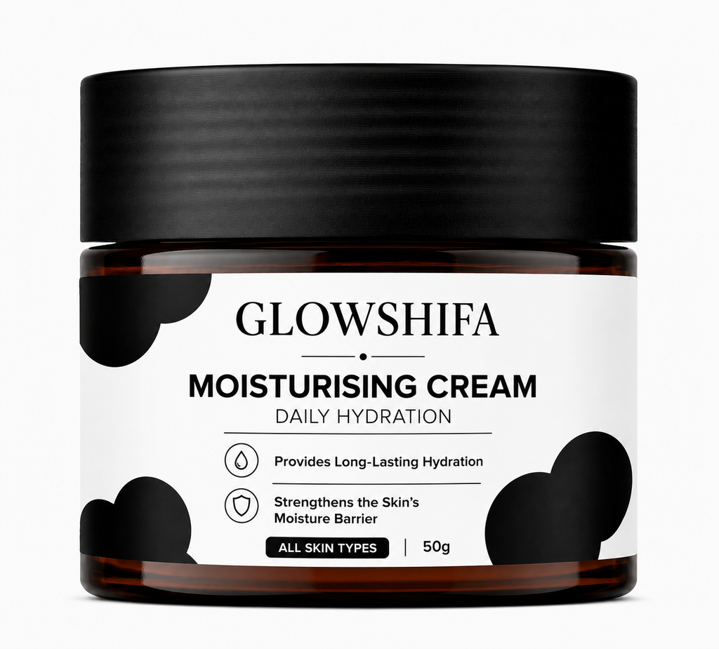 GLOWSHIFA Face Cream for All Skin Types, Long-Lasting Hydration, Soft & Supple Skin, 50g (Moisturising Cream)