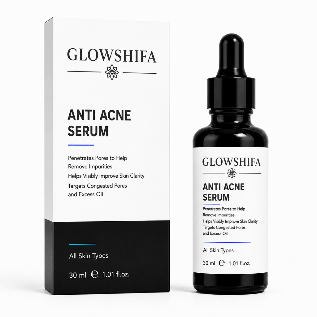 GLOWSHIFA Face Serum, Helps Fight Acne, Calms Redness, Prevents Breakouts, 30 ml (Anti Acne Serum)