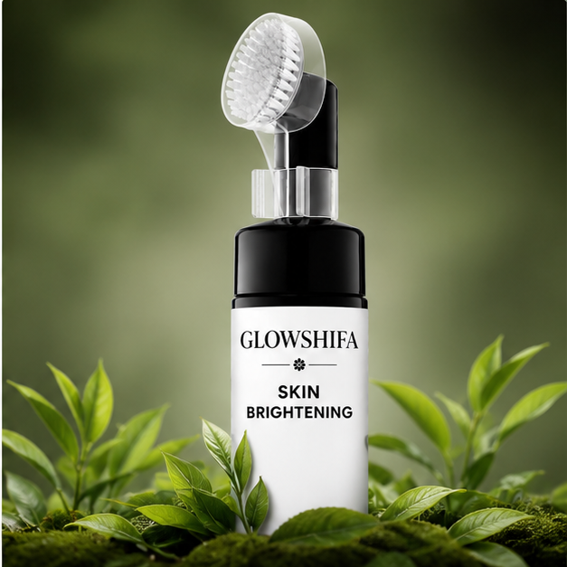 GLOWSHIFA Face Wash, Deep Cleansing & Oil Control, with Natural Green Tea Extract, for All Skin Types, 150 ml (Skin Brightening Facewash)