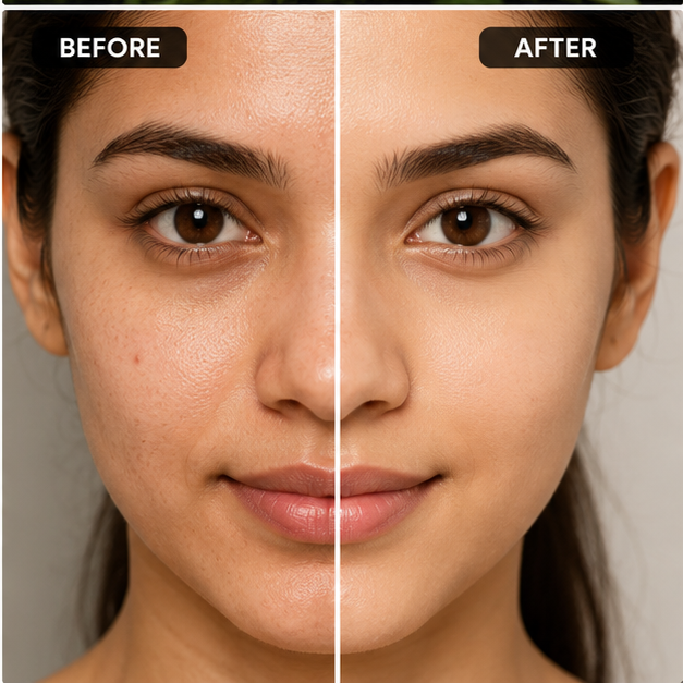 GLOWSHIFA Face Wash, Deep Cleansing & Oil Control, with Natural Green Tea Extract, for All Skin Types, 150 ml (Skin Brightening Facewash)