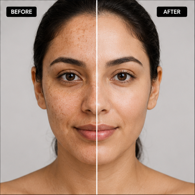 GLOWSHIFA Face Serum, Helps Fight Acne, Calms Redness, Prevents Breakouts, 30 ml (1% Salicylic Acid Serum)
