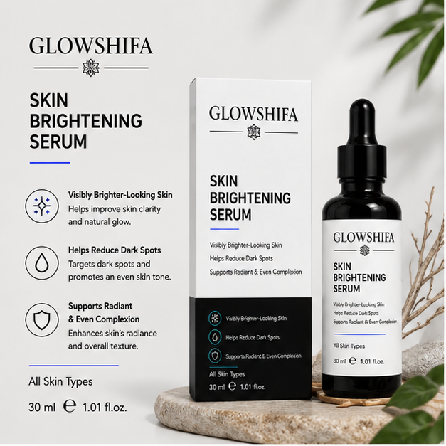 Glowshifa Skin Brightening Face Serum, [ For Skin Whitening & Brightening, 30ml (1.01 fl oz)