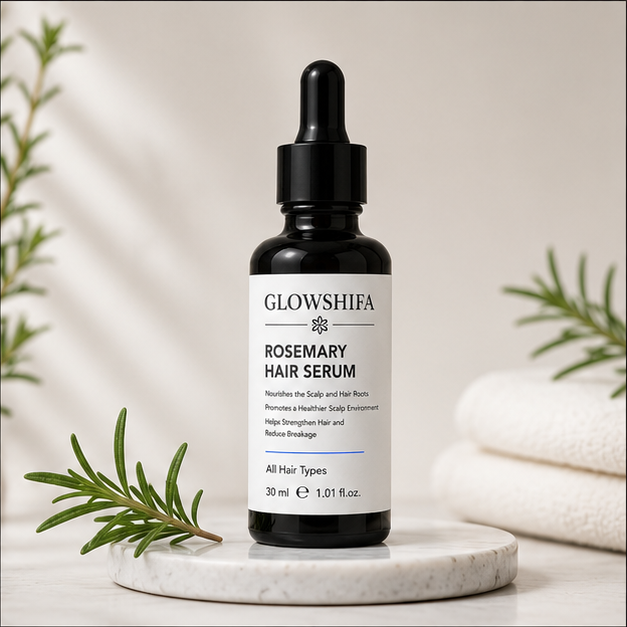 GLOWSHIFA Face Serum, Helps Fight Acne, Calms Redness, Prevents Breakouts, 30 ml (Rosemary Hair Serum)