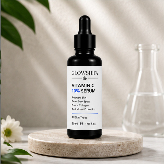 Glowshifa Vitamin C 10% Serum for Hyperpigmentation & Dull Skin, 30ml (1.01 fl oz)