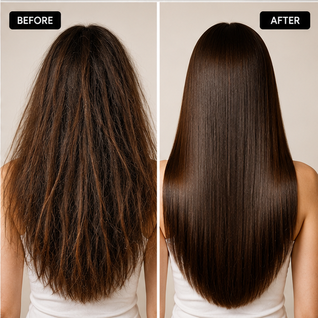 GLOWSHIFA Repair Shampoo, Damage Repair, Nourishing, Smoothening, All Hair Types, 200 ml (7 in 1 Repair Shampoo)