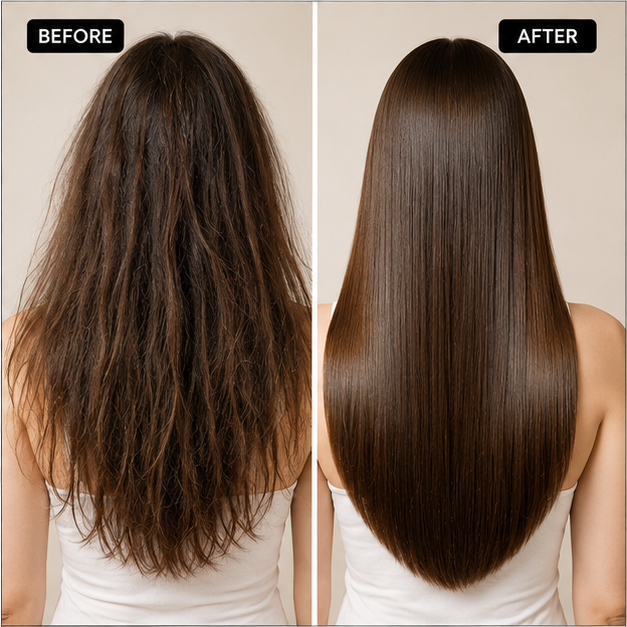 GLOWSHIFA Repair Shampoo, Damage Repair, Nourishing, Smoothening, All Hair Types, 200 ml (Rosemarry Shampoo)