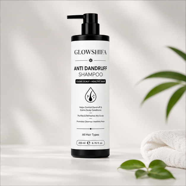 GLOWSHIFA Repair Shampoo, Damage Repair, Nourishing, Smoothening, All Hair Types, 200 ml (Anti Dandruff Shampoo)