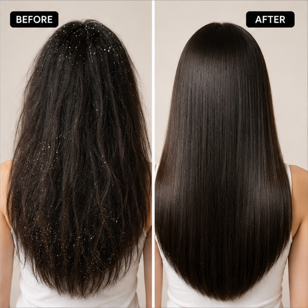 GLOWSHIFA Repair Shampoo, Damage Repair, Nourishing, Smoothening, All Hair Types, 200 ml (Anti Dandruff Shampoo)