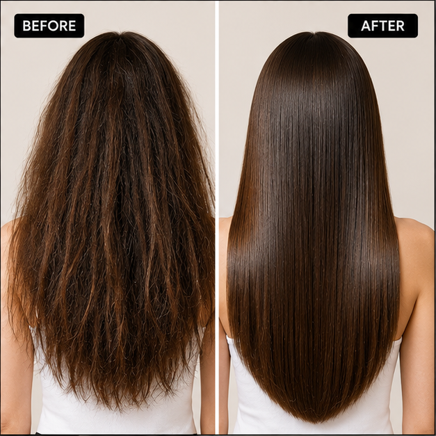 GLOWSHIFA Repair Shampoo, Damage Repair, Nourishing, Smoothening, All Hair Types, 200 ml (Damage Repair Shampoo)
