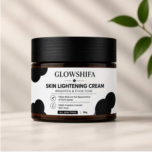 GLOWSHIFA Face Cream for All Skin Types, Long-Lasting Hydration, Soft & Supple Skin, 50g (Skin Lightening Cream)